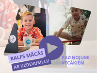 Ralfs mācās ar Uzdevumi.lv: Vai Tavi vecāki zina, kā Tev iet skolā? (4. sērija)